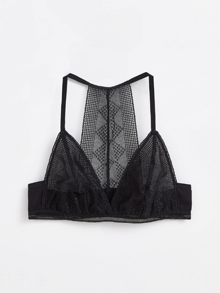 CONTE DEMURE LBE 1276 Бюстье с треугольными чашками из хлопка с кружевом