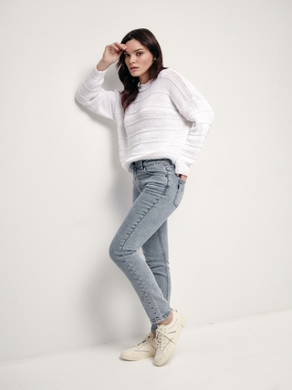 CONTE CON-448 Джинсы straight leg c высокой посадкой