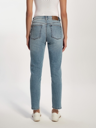 CONTE CON-722 Джинсы slim с эффектом потёртостей