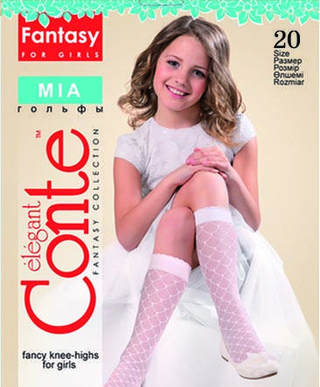 CONTE MIA Гольфы для девочек нарядные
