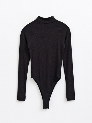 CONTE LBD 2380 Боди с центральным швом из фактурного полотна с вискозой