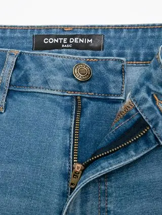 CONTE CON-999 Свободные джинсы с удлинёнными шлёвками