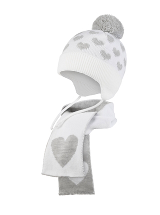 ESLI 18С-26СП; 18С-27СП Комплект детский трикотажный: шапка и шарф 