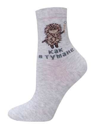 БРЕСТСКИЕ НОСКИ ЖЕНСКИЕ 1161 СМФ "Ежик в тумане" (средней длины)