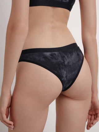 CONTE TIE DYE RIB LBR 2210 Трусы «бразилиана» с V-образной линией талии