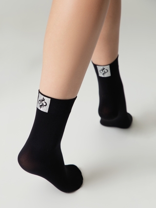 CONTE FANTASY Матовые носки с сияющей термоаппликацией Conte