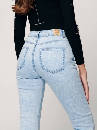 CONTE CON-339 Джинсы straight leg c высокой посадкой