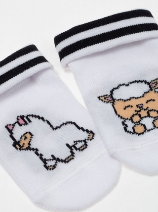 CONTE-KIDS Хлопковые носки с рисунками «Lama»