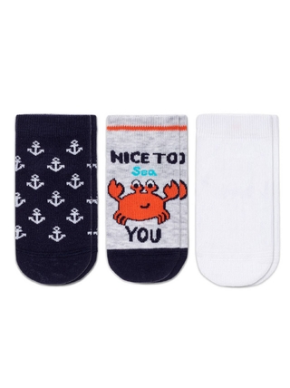 CONTE-KIDS TIP-TOP (3 пары) Хлопковые носки 