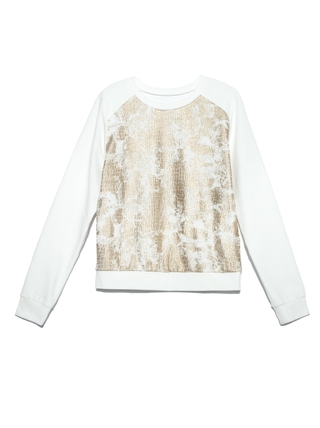 CONTE LD 900 Ультракомфортный свитшот с металлическим принтом