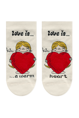 БРЕСТСКИЕ НОСКИ ЖЕНСКИЕ 1163 LOVE IS (укороченные)