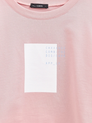 CONTE LD 1631 Укороченный джемпер из футера с широкими рукавами