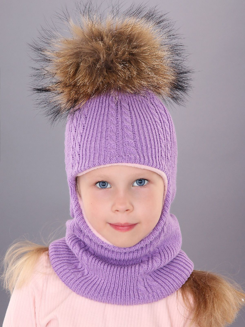 Шлем-балаклава для девочки Шлем-балаклава для девочки