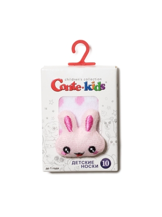 Conte-kids SOF-TIKI Махровые носки с мордашками "Зайка"