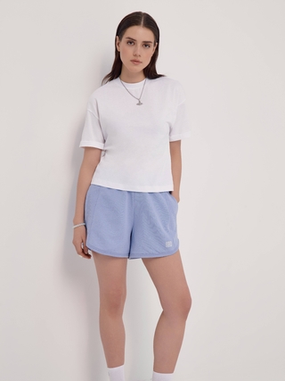 CONTE LD 2680 базовая футболка из хлопка с манжетами по рукавам