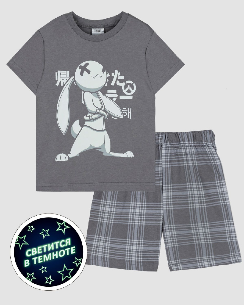 Пижама для мальчика (футболка+шорты) Пижама для мальчика (футболка+шорты)