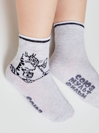 БРЕСТСКИЕ НОСКИ ДЕТСКИЕ 3053 СМФ "Попугай Кеша" (средней длины)