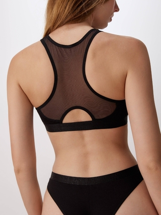 CONTE DOUBLE CONTE LBE 2258 Бюстье из бамбука и эластичной сеточки