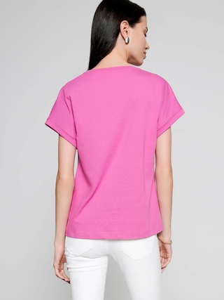 CONTE DISNEY LD 2011 Ярко-розовая футболка с рисунками по лицензии