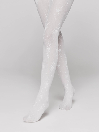 CONTE SOFIA Тонкие эластичные колготки с цветочным рисунком 