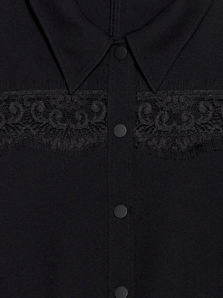 CONTE LPL 1038 Платье-рубашка с фактурным кружевом