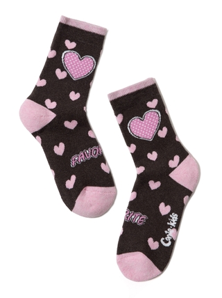 Conte-kids SOF-TIKI Махровые носки с рисунками "Сердечки"