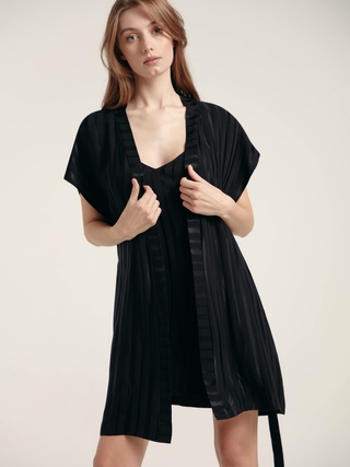 CONTE MOONLIGHT LHW 1703 Халат с поясом из вискозы