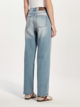 CONTE CON-744 Джинсы wide leg с оригинальными карманами