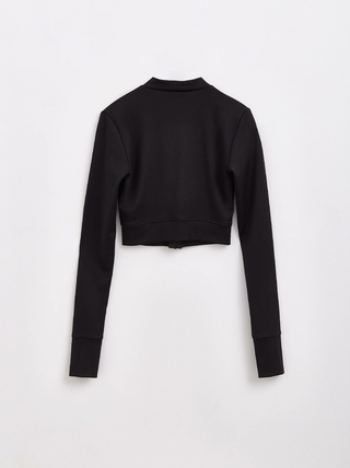 CONTE LD 1719 Укороченный спортивный джемпер на молнии