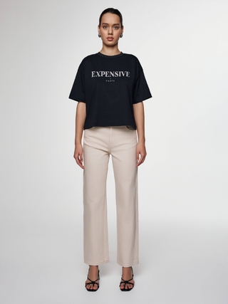 CONTE CON-640 Джинсы прямого кроя высокой посадкой