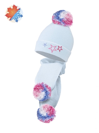 ESLI 17С-95СП; 17С-184СП Комплект детский трикотажный: шапка и шарф 