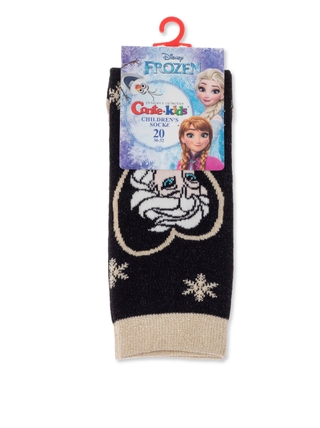 Conte-kids ©Disney Frozen Хлопковые носки с люрексом, стразами и рисунками героев 