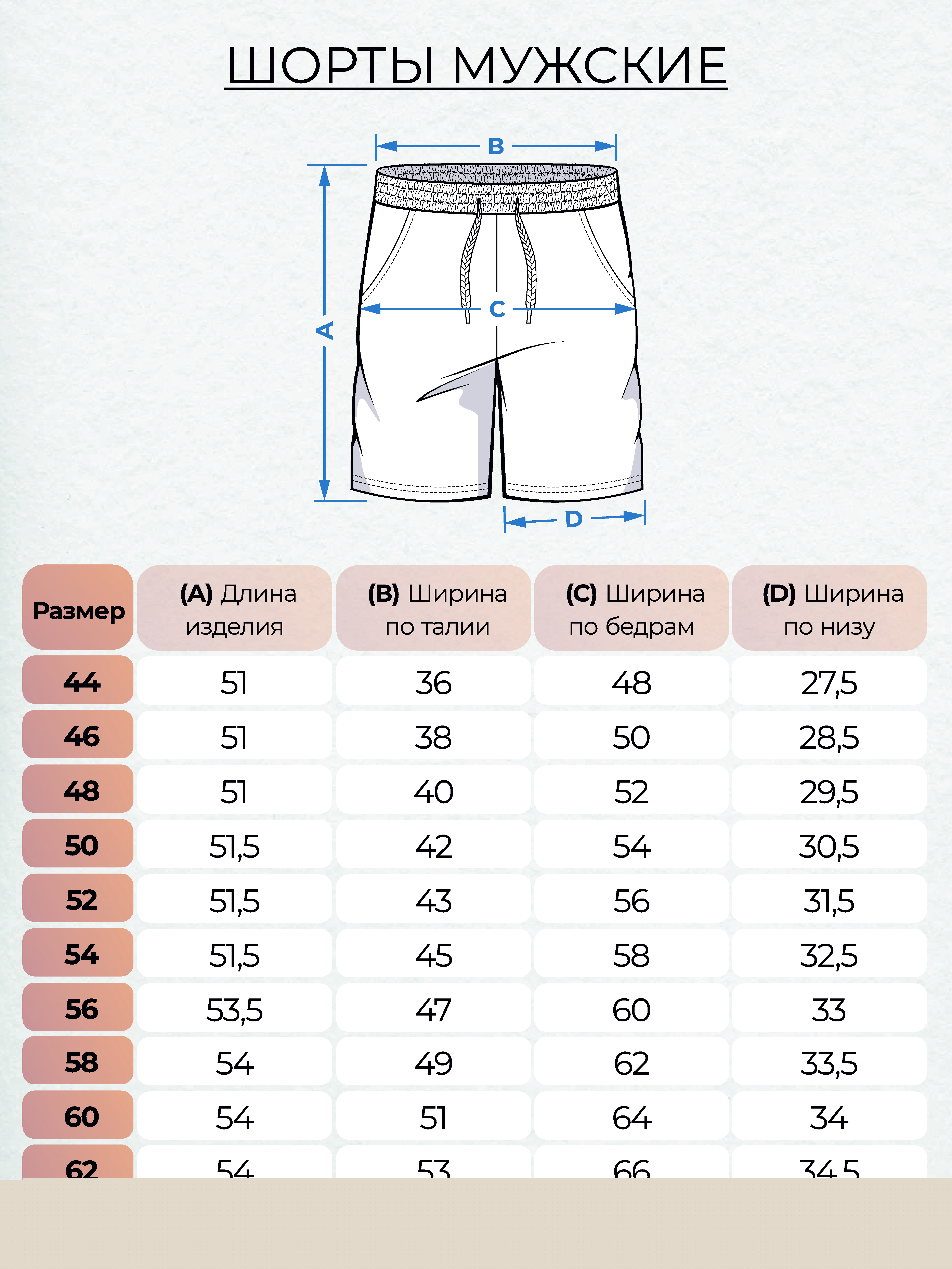Шорты мужские