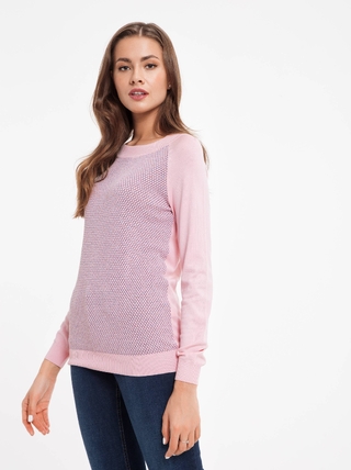 CONTE LDK 036 Экстрамягкий фактурный джемпер с металлическим блеском