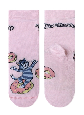 БРЕСТСКИЕ НОСКИ ДЕТСКИЕ 3052 СОЮЗМУЛЬТФИЛЬМ ("Простоквашино", средней длины)