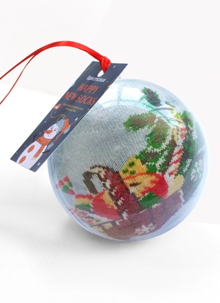 БРЕСТСКИЕ НОСКИ 4200К NEW YEAR (носки в шаре)