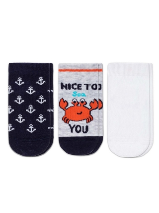 CONTE-KIDS TIP-TOP (3 пары) Хлопковые носки 