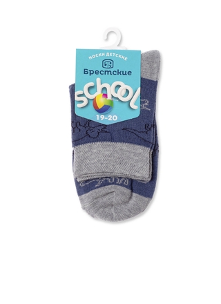 БРЕСТСКИЕ 3081 SCHOOL НОСКИ ДЕТСКИЕ (с рисунком) 