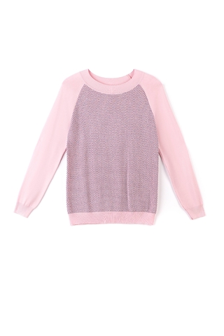 CONTE LDK 036 Экстрамягкий фактурный джемпер с металлическим блеском