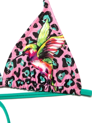 ESLI Купальник с радужным леопардовым и цветочным рисунком JUNGLE