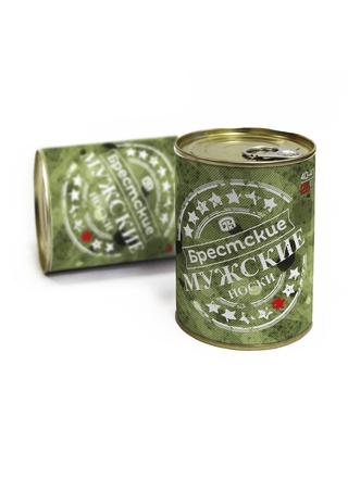 Брестские НОСКИ МУЖСКИЕ В БАНКЕ CLASSIC 2122В