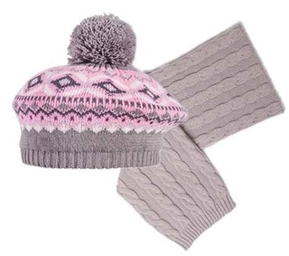 ESLI 14С-24СП; 14С-26СП Комплект детский трикотажный: берет и шарф 