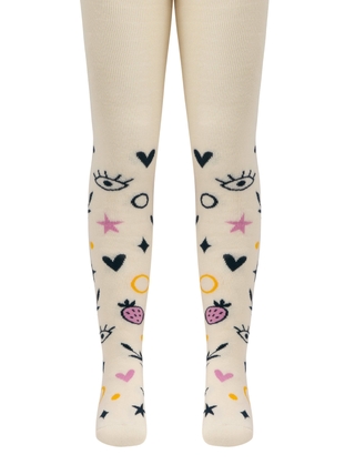 Conte-kids Колготки SOF-TIKI (махровые внутри) с рисунками