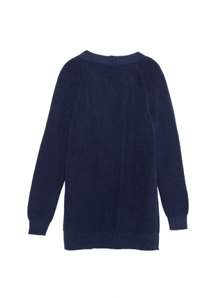 CONTE LDK076 Удлиненный кардиган из итальянской пряжи с вискозой и хлопком