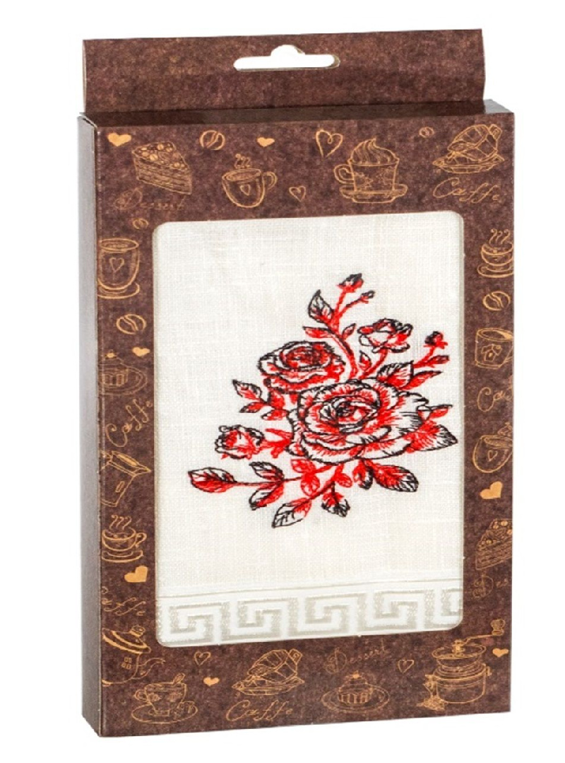 Полотенце льняное 42х42