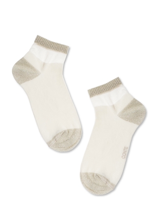 CONTE ACTIVE Короткие носки с люрексом