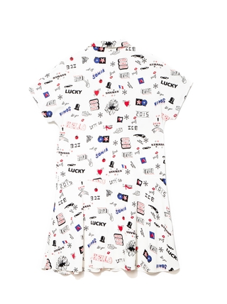 CONTE LPL 889 Легкое платье-рубашка с яркими рисунками