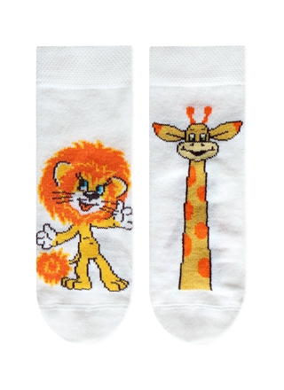 БРЕСТСКИЕ НОСКИ ДЕТСКИЕ 3053 СМФ "Львенок и черепаха" (средней длины)