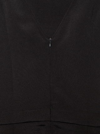 CONTE GIGI Черный полукомбинезон с открытыми плечами и кружевом