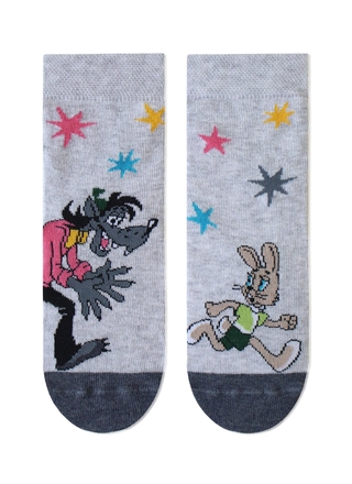 БРЕСТСКИЕ НОСКИ ДЕТСКИЕ 3053 СМФ "Ну, погоди!" (средней длины)
